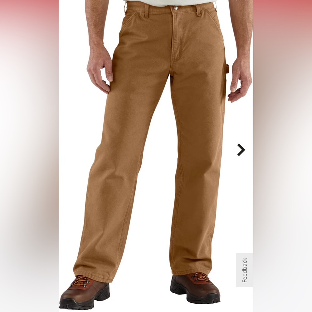 *NWT* Carhartt Loose Fit Washed Duck Utility Work Jeans / Pants - Picture 2 of 9